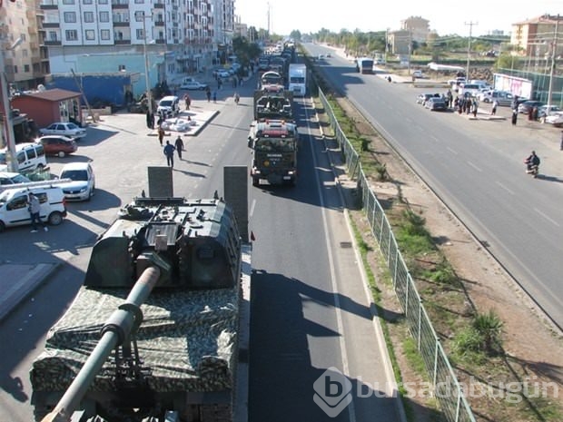 Gaziantep'te askeri sevkiyat