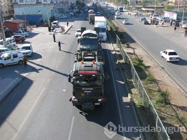 Gaziantep'te askeri sevkiyat