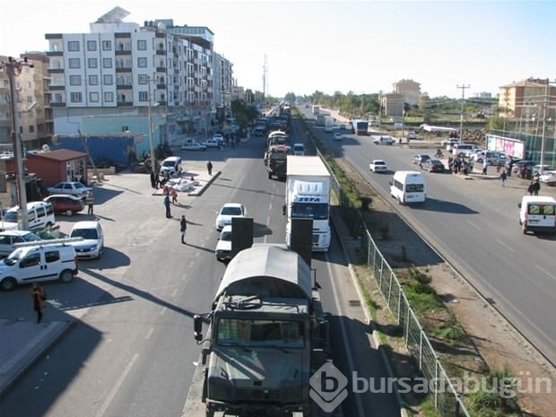 Gaziantep'te askeri sevkiyat