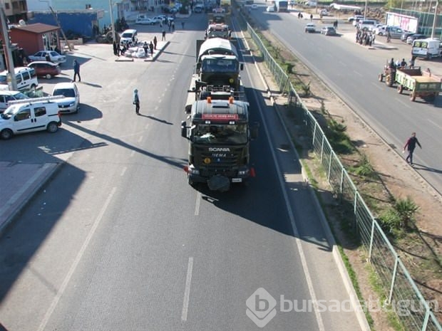Gaziantep'te askeri sevkiyat