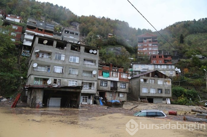 Artvin'de heyelan