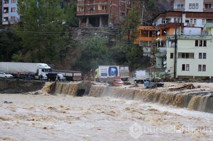 Artvin'de heyelan