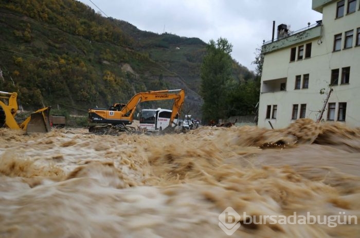 Artvin'de heyelan