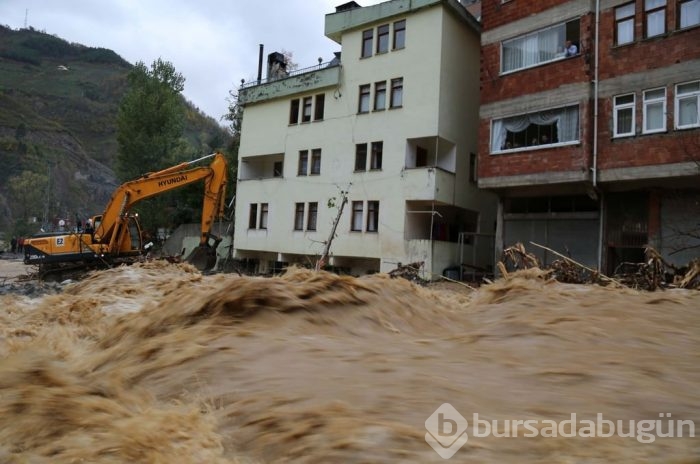 Artvin'de heyelan