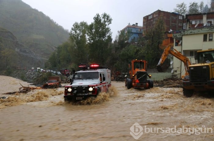 Artvin'de heyelan