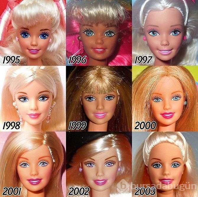 Barbie'nin evrimi