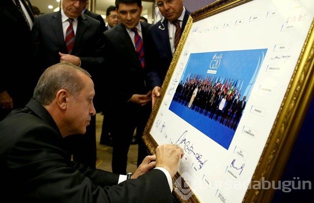 G20'de aile fotoğrafına imza