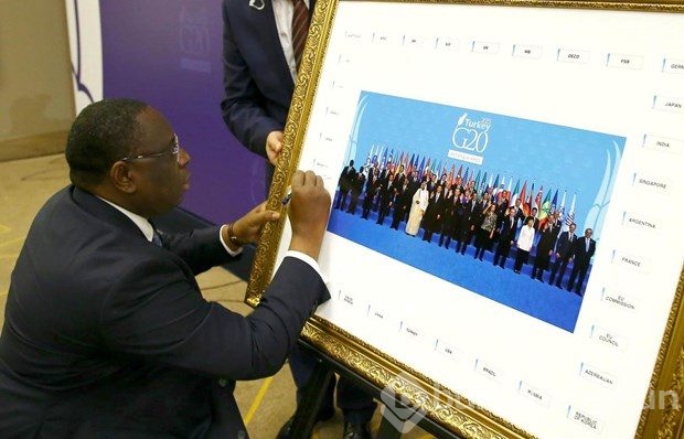 G20'de aile fotoğrafına imza