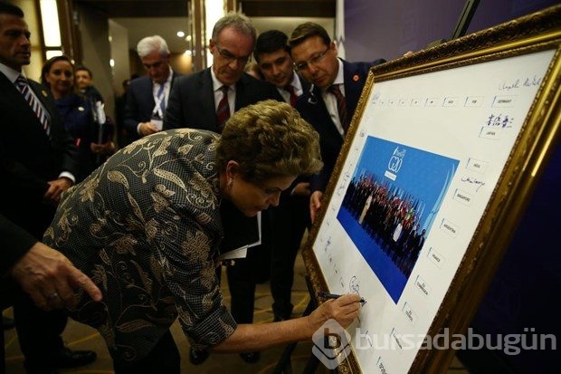 G20'de aile fotoğrafına imza