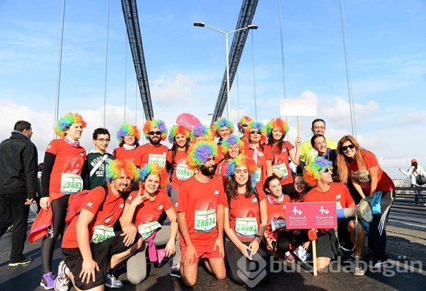İstanbul Maratonu'nda renkli görüntüler
