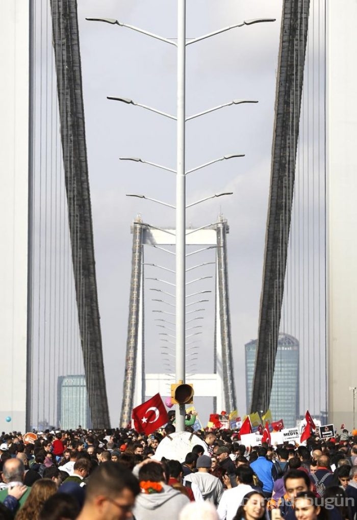 İstanbul Maratonu'nda renkli görüntüler