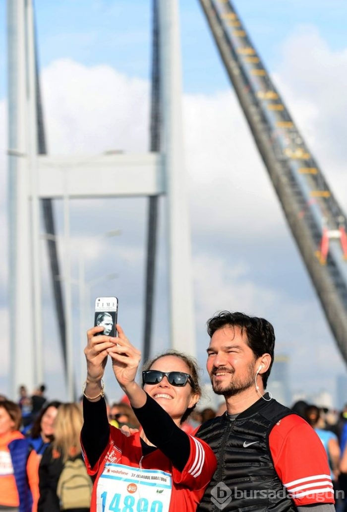İstanbul Maratonu'nda renkli görüntüler