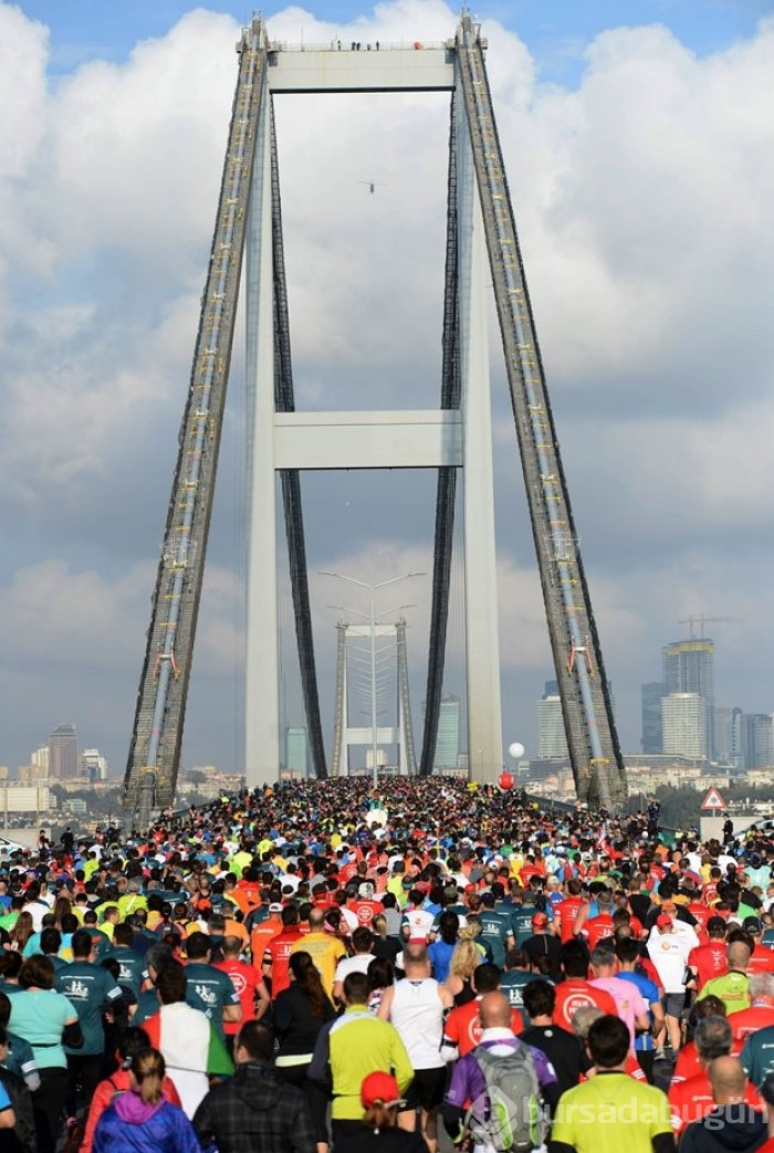 İstanbul Maratonu'nda renkli görüntüler