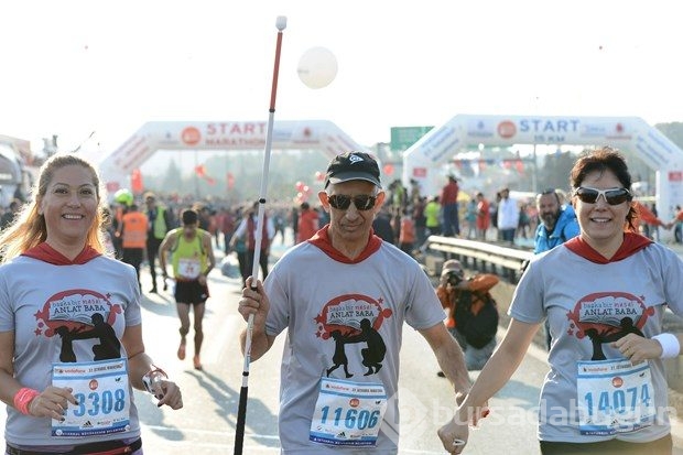 İstanbul Maratonu'nda renkli görüntüler