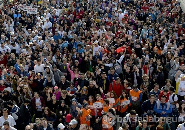 İstanbul Maratonu'nda renkli görüntüler