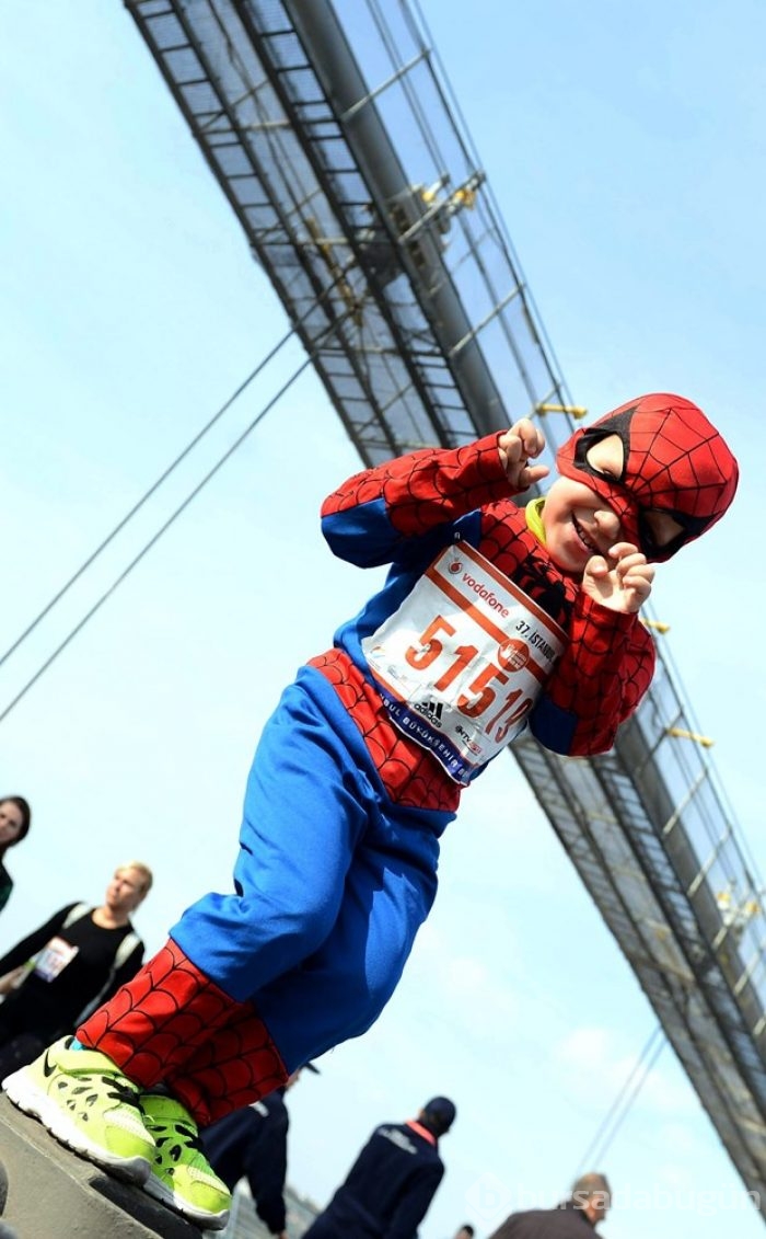 İstanbul Maratonu'nda renkli görüntüler