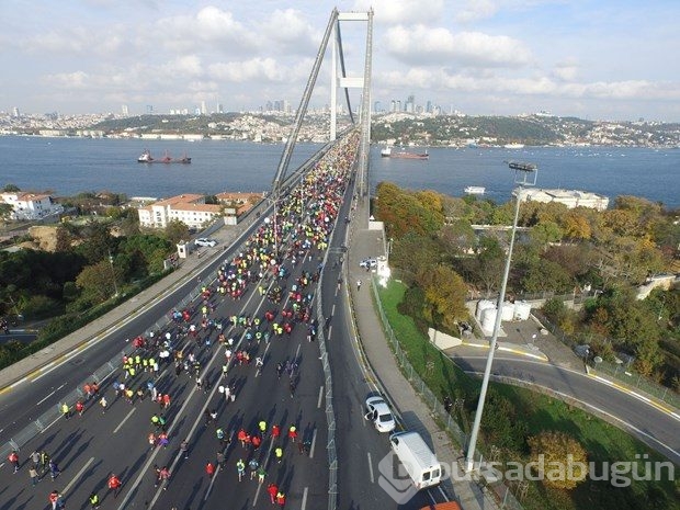 İstanbul Maratonu'nda renkli görüntüler