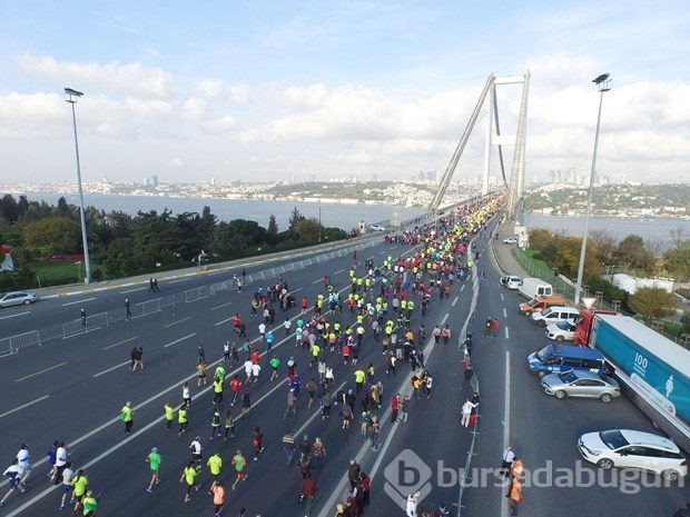 İstanbul Maratonu'nda renkli görüntüler