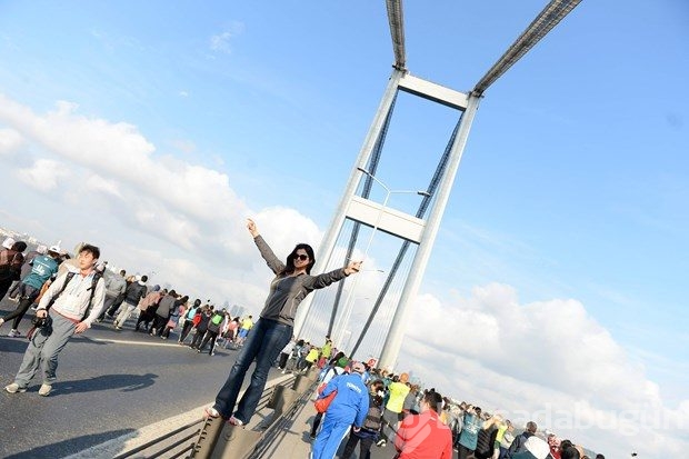 İstanbul Maratonu'nda renkli görüntüler