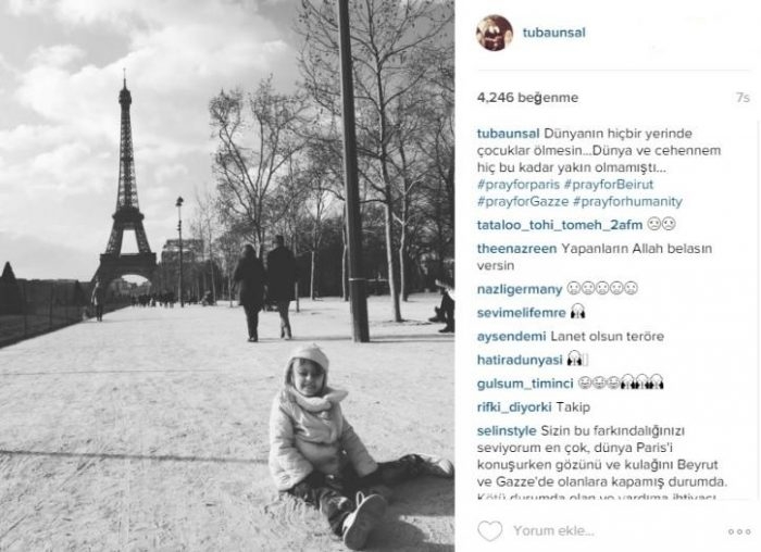 Ünlüler Paris saldırısını böyle kınadı!