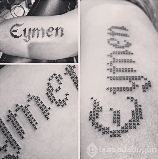 O Türk'ün dövmeleri ünlü oldu