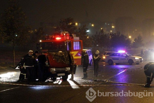Kaza yapan otomobilin şoförü yanarak can verdi