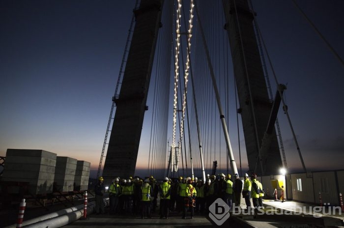 Köprüde son 415 metre
