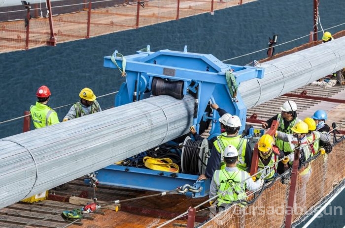 Köprüde son 415 metre