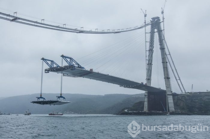 Köprüde son 415 metre