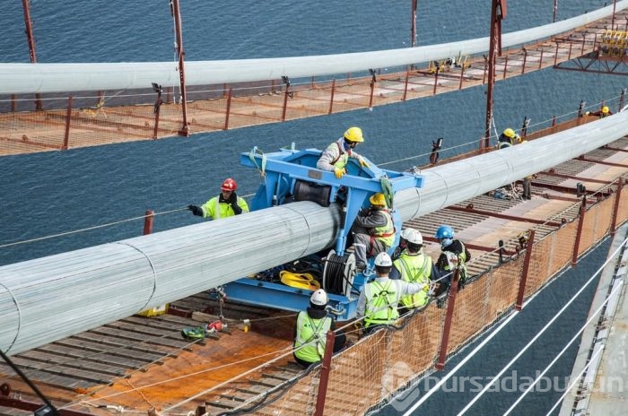 Köprüde son 415 metre