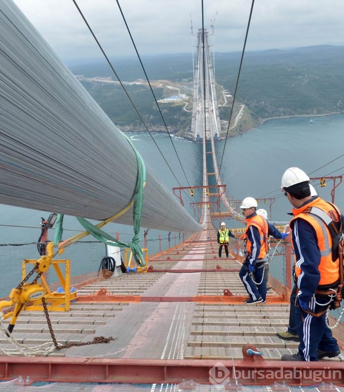 Köprüde son 415 metre