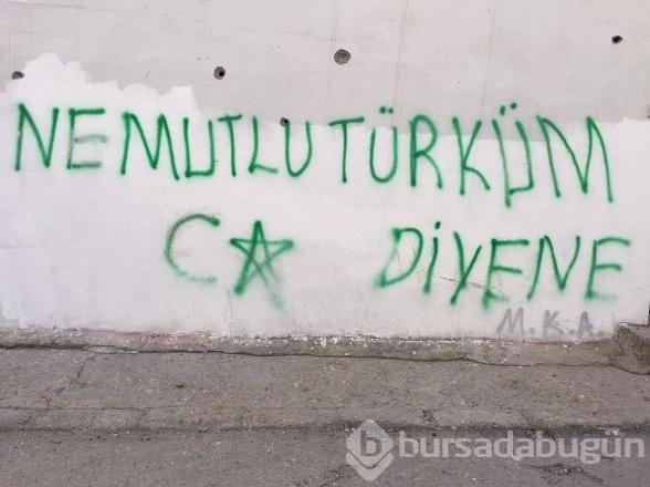 Silvan'da "Ne mutlu Türküm diyene" yazısını bakın ne yaptılar