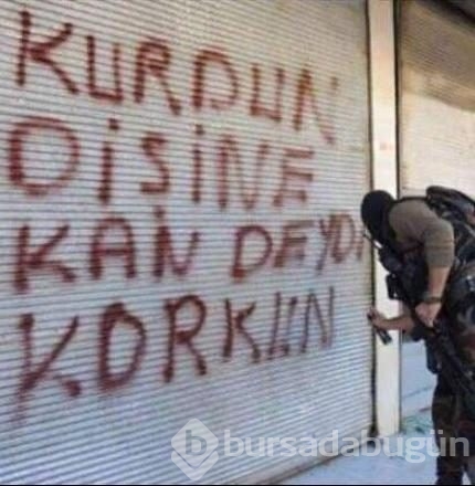 Silvan'da "Ne mutlu Türküm diyene" yazısını bakın ne yaptılar
