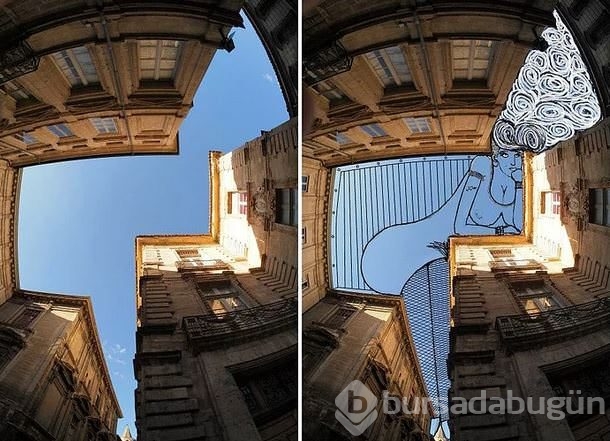 Ünlü fotoğrafçı gökyüzünü tuval gibi kullanıyor!