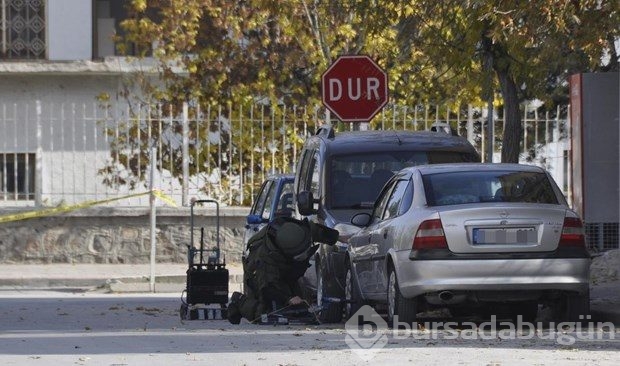 Konya'da polis memurunun aracına bomba