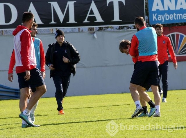 Trabzonspor'da şok kavga! İşte o anlar...