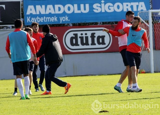 Trabzonspor'da şok kavga! İşte o anlar...