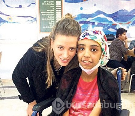 Serenay Sarıkaya, küçük hayranının hayalini gerçekleştirdi