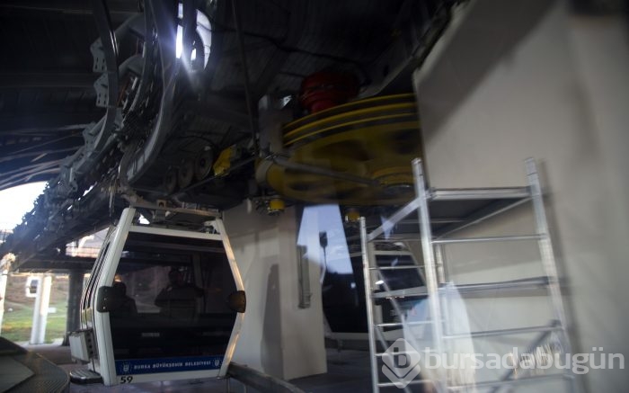 Arap turistlerin teleferik keyfi