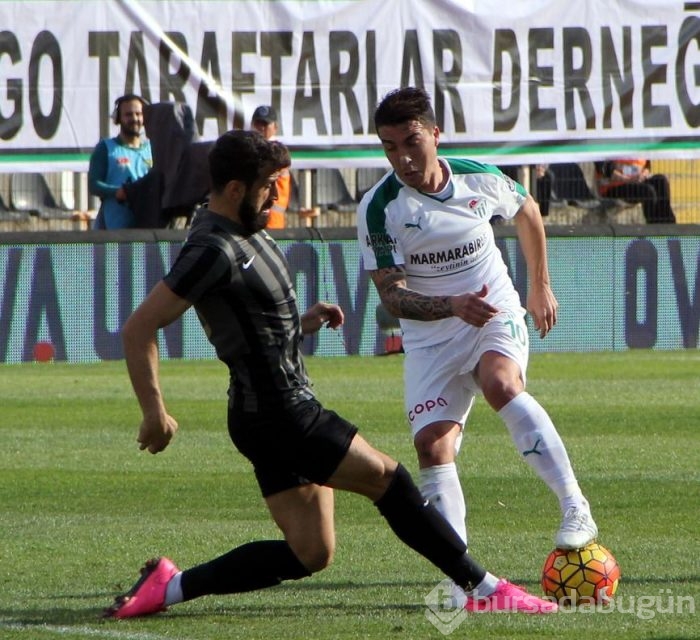 Akhisar Belediyespor-Bursaspor maçından kareler