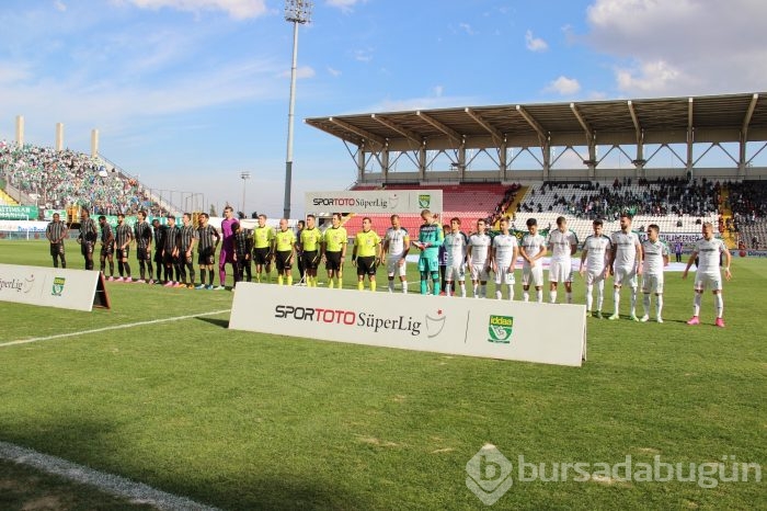 Akhisar Belediyespor-Bursaspor maçından kareler