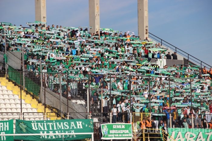 Akhisar Belediyespor-Bursaspor maçından kareler
