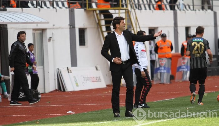 Akhisar Belediyespor-Bursaspor maçından kareler