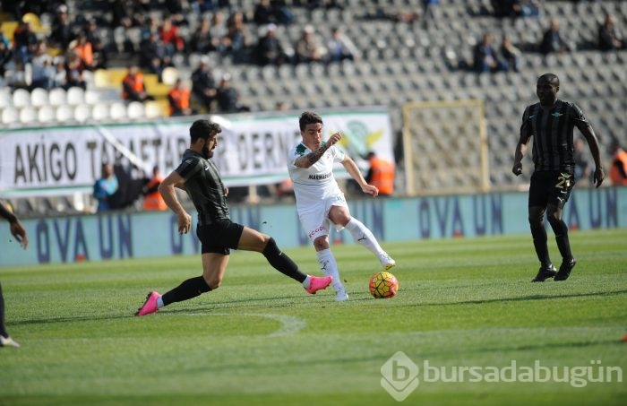 Akhisar Belediyespor-Bursaspor maçından kareler