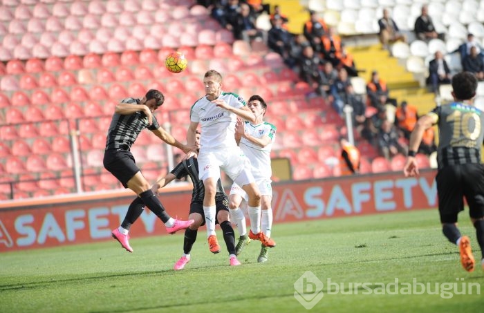 Akhisar Belediyespor-Bursaspor maçından kareler
