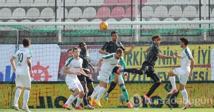 Akhisar Belediyespor-Bursaspor maçından kareler