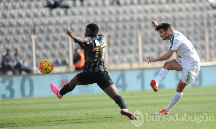 Akhisar Belediyespor-Bursaspor maçından kareler