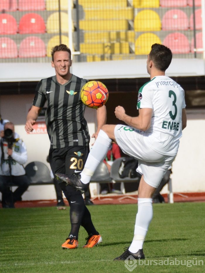 Akhisar Belediyespor-Bursaspor maçından kareler