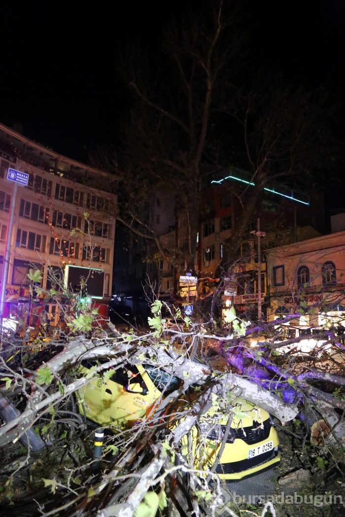 Bursa'da kuvvetli lodos
