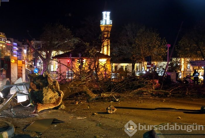 Bursa'da kuvvetli lodos
